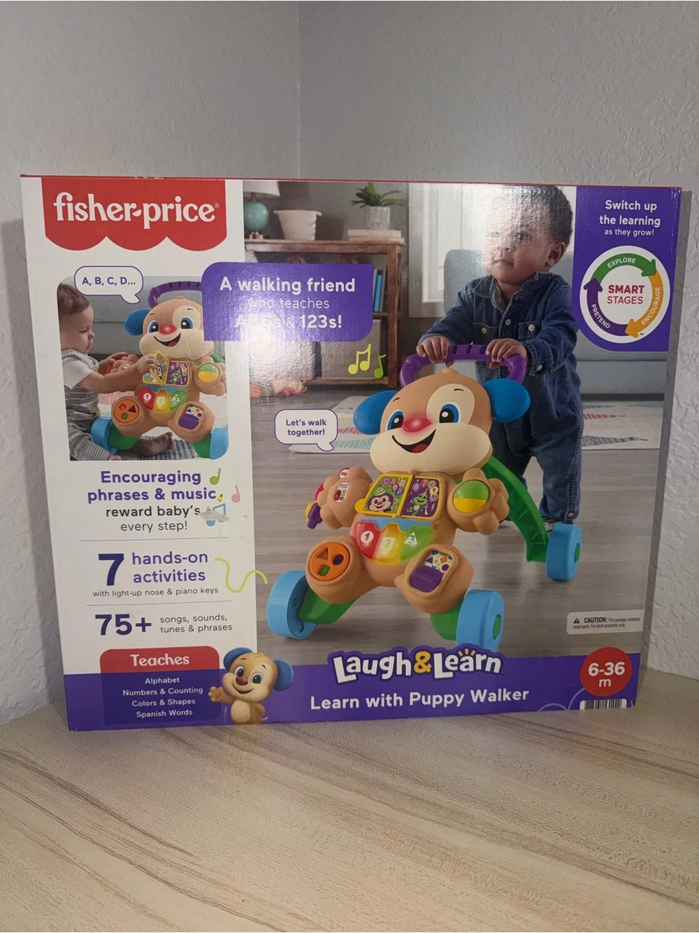 Fisher-Price Laugh & Learn Puppy Walker NIB Baby Toy Smart Stages